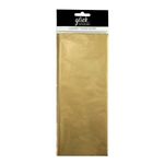 Glick Four Sheets of Gold Tissue Paper, Perfect for Gift Wrapping, ACH Sheet 750mm x 500mm Tissue Paper Gold, Gold Tissue Paper for Gift Wrapping, Birthday, Christmas, Valentine, Anniversary