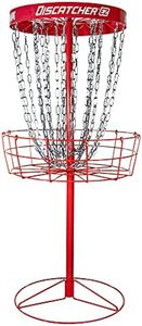 Innova Discatcher EZ 24-Chain Portable Disc Golf Basket - Red