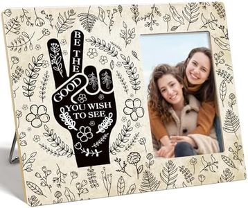 OTINGQD Inspirational Gift Photo Frame for Girl Sister Friends,Be the Good You Wish to See Picture Frame for Girls Women,Birthday Day Gift for Girl,Present for Her