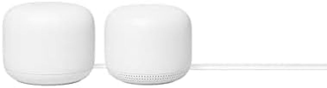 Google Nest WiFi Home Mesh Wi-Fi System 2pk (Base Unit + WiFi Point Unit)