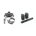 DJI Avata Pro-View Combo (DJI RC Motion 2) + Fly More Kit - First-Person View Drone with 4K Video, Super-Wide 155° FOV, New RC Motion 2 and Goggles 2, 2 More Batteries for Extended Flight Time