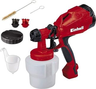 Einhell Pistolet à peinture électrique TC-SY 500 P (500 W, Pulvérisation de laques et de lasures) Livré avec accessoires