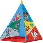 John 71107 Children's Teepee Play Tent Paw Patrol with Chase, Zuma and Rubble in Officially Licensed Motif