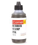 Camel Stamp Pad Ink Pack Of 5 (BLACK)