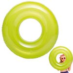 Swimming Rings for Kids Age 6-12, Transparent Inflatable Pool Floats Rubber Ring, 30" (76cm) Yellow Pool Float Swim Tubes,Summer Swimming Water Beach Toys,Pool Party Decorations,Summer Gift for Kids