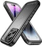 SPORTLINK for iPhone 14 Pro Max Waterproof Case - Shockproof Heavy Duty Front and Back Cover with [Built in Screen/Camera Protector] 360 Full Body Protective [Dustproof][IP68 Underwater]-6.7" Black