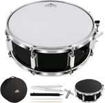 EASTROCK Snare Drum 14x5.5inch for Students,Beginners with Gig Bag, Sticks, Drum Keys, Black