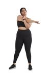 Spirit Animal Plus Size Leggings for Women, Black| High Waist Workout Leggings with 2 Size Pockets | 4 Way Stretchable Leggings | Sweat Wicking Fabric | Non-Transparent | Squat Proof-4XL