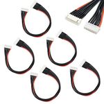 elechawk 7 Pin JST-XH 6S Balance Plug Extension Lead Wire 200mm 5 PCS for LiPo Battery Balance Charging 22AWG Silicone (6S)