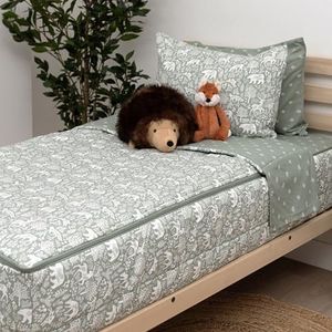 Beddy's Woodland Animal All-in-One Zipper Bedding Set for Kids - Queen