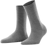 FALKE Women's Softmerino W So, Grey (Light Grey Melange 3830), US 9.5-10.5 (EU 41-42 Ι UK 7-8)