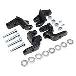 MoKitDora Driver Floorboard Relocation Brackets Foot Control Component for 1997-2016 Harley Touring Electra Street Road Glide Road King Trike models, Black