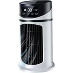 Air Conditioners, Small Tower Fan Cooling Fan With 6 Speed Ac With 300ml Water Tank Evaporative Air Cooler 6h Timer Mini Air Conditioner For Office, Home, Room,Desk-Xing
