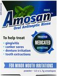 Amosan Oral Antiseptic Rinse - Mint