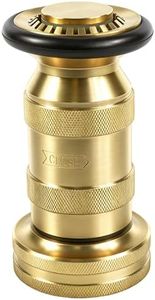 SpringSpray 1-1/2" NST/NH Fire Hose Nozzle Brass