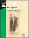 Dritz 65 Tidy Pins, Nickel-Plated Brass (25-Count)