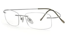 Eyekepper Titanium Rimless Reading Glasses Readers Men Women Silver +2.0