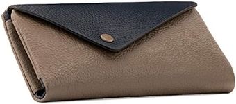 Otto Angelino Genuine Leather Envelope Wallet with Phone Compatible Slots - RFID Blocking -Unisex