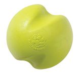 West Paw Zogoflex Jive Durable Nearly Indestructible Dog Ball Chew-Fetch-Play Dog Toy, 100% Guaranteed Tough, It Floats!, Made in USA, Mini 2-Inch, Granny Smith