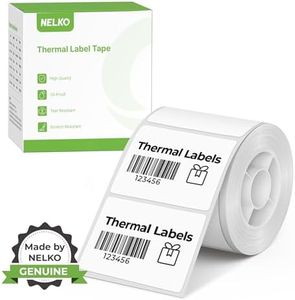 Thermal Labels for Nelko PM220 Label Maker, 1.57'' x 1.18'' (40x30mm) Thermal Sticker Label, Waterproof, Multi-Purpose Label Tape, 1 Roll of 230 Self-Adhesive Thermal Paper (White)