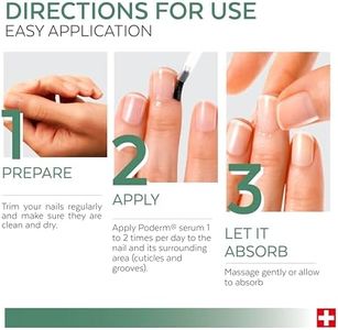 PODERM 2-in-1 Nail Treatment for Fragile, Splitting, Ridged Nails – Strengthening & Nourishing, Swiss Made