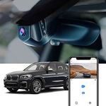 Dash Cam for BMW 1 2 3 4 5 6 7 Series X1 X2 X3 X4 X5 X6, F Chassis (Model B), Fitcamx 4K Dedicated Covert Car Recorder WiFi, OEM BMW Accessories, UHD Video, G-Sensor, Wireless Plug & Play, 64GB Card