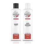 Nioxin Cleanser Shampoo & Scalp Therapy System For Colored Hair Progressed Thinning - Twin Pack 300ml/ 10.1 Oz