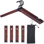 Edergoo Foldable Travel Hangers 8 Pack - Space Saving, Portable, Collapsible Clothes Hangers for Suitcase, RV, Trip Accessories