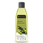 Soulflower Olive Hair Oil |Cold pressed, Hair Growth, Skin Nourishment, Fine Lines & Wrinkles, Makeup Primer | Olive Fruit, Vitamin E | Pure & Natural Olive Oil, 120ml