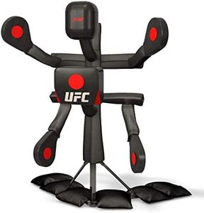 UFC BAS Body Action System X2 - Professional Freestanding Home Training Equipment for MMA, Boxing, Muay Thai and Martial Arts - Adjustable Punching and Kicking Pads