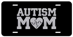 Autism Mom Vanity Front License Plate Tag KCE328