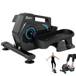 THERUN Under Desk Elliptical Machine, 8 Levels Resistance Sitting & Standing Elliptical Pedal Exerciser For Home, Portable Under Desk Elliptical Exercise Machine For Seniors, Office Worker (Blue)