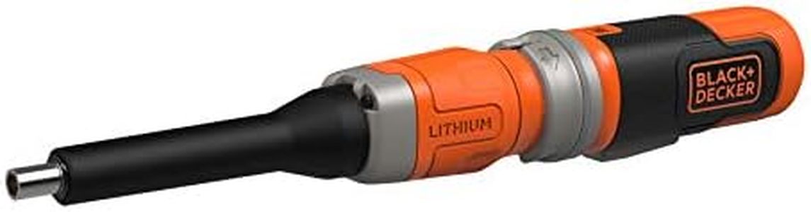BLACK+DECKER BCF603C-QW BCF603C Perceuse-visseuse sans fil 3,6 V 1,5 Ah avec rallonge de tirage Orange