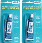 Blue Magic Waterbed/Air Mattress Vinyl Repair Kit: Fast Drying Adhesive and Patches, 2 Pack