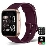 Smart Watch for Men Women [Answer/Make Call], 1.8" Touchscreen Fitness Tracker with Heart Rate Blood Oxygen Sleep Monitor Compatible with iPhone & Android, Alexa Built-in, IP68 Waterproof Watch