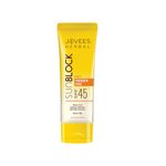 Jovees Herbal Sun Block Sunscreen SPF 45 | For Dry Skin | Lightweight And Water Proof | UVA/UVB Protection, Moisturization | For Women/Men 50g