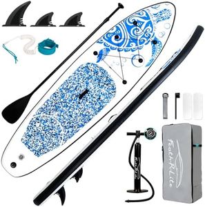 FEATH-R-LITE Inflatable Stand Up Paddle Board Ultra-Light SUP with Paddleboard Accessories