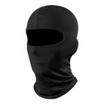 2THESTARS Ski Mask Balaclava with High Elasticity, Shiesty Mask Quick-Dry Fabric Suitable for All Seasons Windproof Sun Protection for Motorcycle Riding Unisex - Black