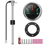 RUPSE Fuel Level Sensor, Marine Boat Fuel Sender Car Fuel Water Level Sensor Stainless Steel Unit 5 Hole Fit for Fuel Water Gauge 240-33 ohms (300mm)