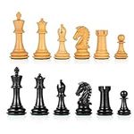 3.8" Staunton Chess Pieces Only Set