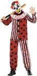 Morph Costumes Scary Clown Costume Kids, Horror Killer Clown Costume Boys, Creepy Clown Halloween Costumes Clown Costume For Kids Boys 12-14 Years