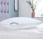 SPREAD SPAIN® Microfiber Mushy Pillow for Sleeping & Neck Pain Relief Suitable for Back Sleeper, Side Sleeper & Stomach Sleeper, President Set of 1 (55 x 86 cm, White)