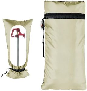 Extended Outdoor Faucet Cover for RV Park Water Hydrant Insulated, 3M Thinsulate Insulation Sprinkler Freeze Protector for Winter & Summer, 35”H x 15”W for Garden Lawn Faucets & Yard Hydrant - Sand