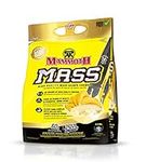 MAMMOTH MASS: Weight Gainer, High Calorie Protein Powder Workout Smoothie Shake, Meal Replacement, Low Sugar, Whey Isolate Concentrate, Casein Protein Blend, Weight Training, High Protein (5lb) Banana