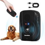 Bubbacare Dog Barking Deterrent Devices, 2-in-1 Auto & Remote Anti Barking Device, 600FT Remote Range to Stop Dog Barking with Ultrasound/Alarm Sound/Recording Playing for Dog Training Indoor Outdoor