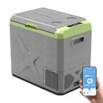 Alpicool X50 50L Car Fridge Freezer Portable Compressor Car Refrigerator 12/24V Electric Cooler for Camping, Road Trip, Picnic, Down to -20℃
