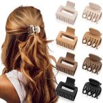 DEPOKA Matte Hair Clips for Women a