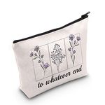 POFULL Throne of Glass Gift to Whatever End Cosmetic Bag Bookish Gift (to whatever bag)