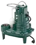 Zoeller 266-0001 Waste-Mate M266 Cast Iron 1/2 HP 128 GPM Automatic Non Clog Sewage Pump with 2-Inch Discharge