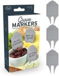 GRAVE MARKERS, Reusable Food Signs, Set of 12